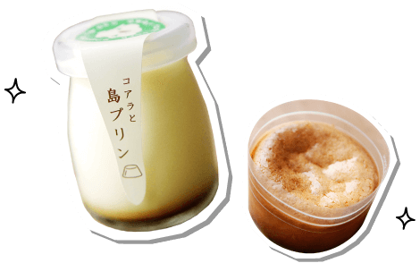 プリンとチーズケーキ